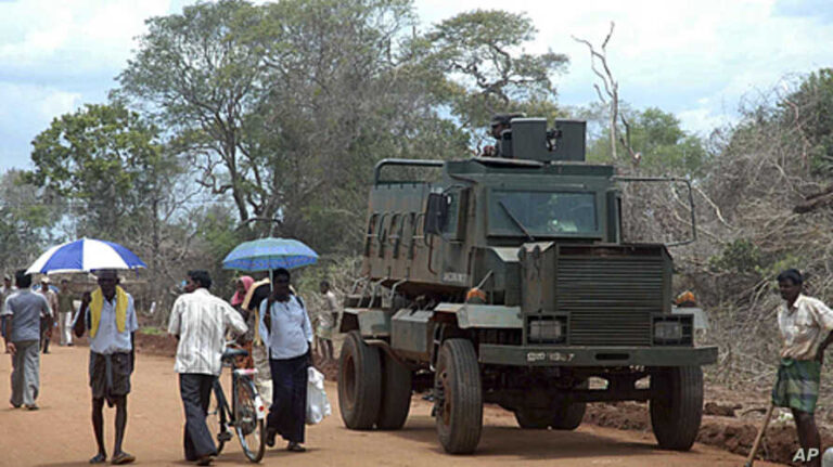 Humanitarian disaster in Sri Lanka